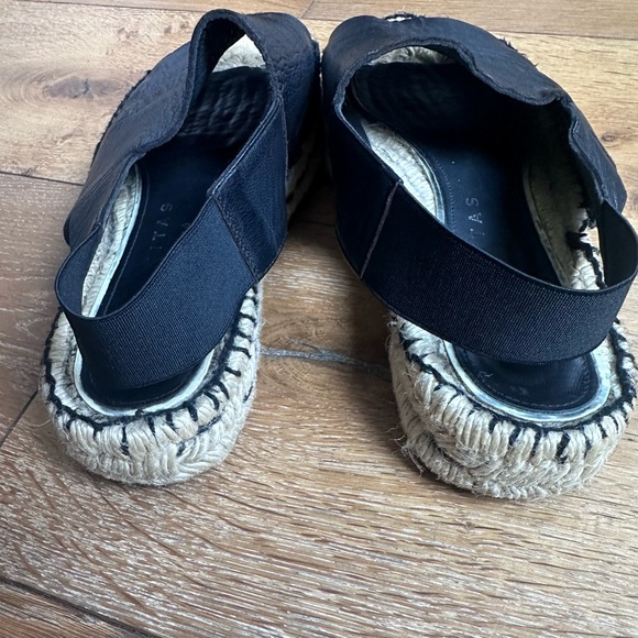 Palomitas Black Espadrilles Classic Rope Sole 38 - Picture 6 of 9